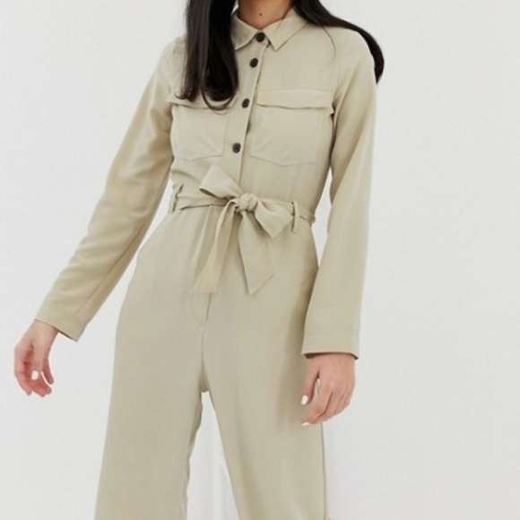 Ralph Lauren Pants - Ralph Lauren Khaki Safari Jumpsuit sz 14